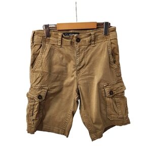 American Eagle Shorts Mens Size 30 Tan Classic Active Flex Khaki Cargo P…